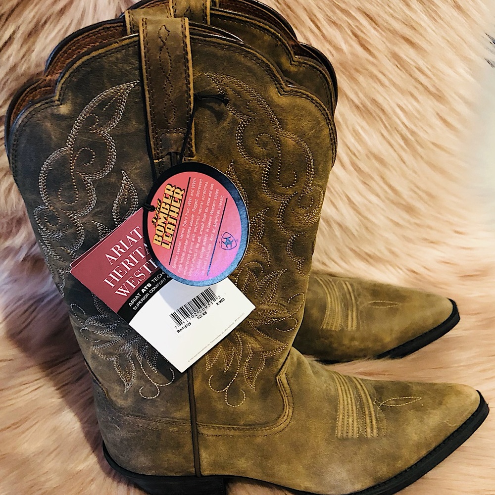 Ariat heritage women’s western boots.